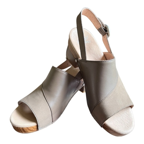 Women's Dansko Madalyn Stone Burnished Calf Leather - NEW - Picture 1 of 7